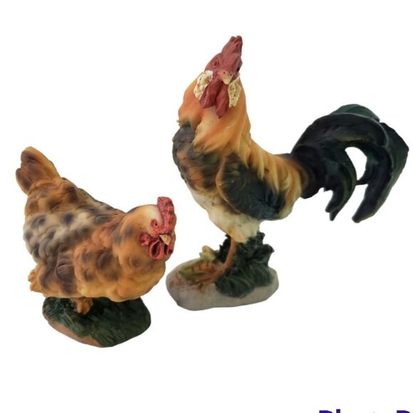 Rooster & Hen Set - Picture 1 of 10